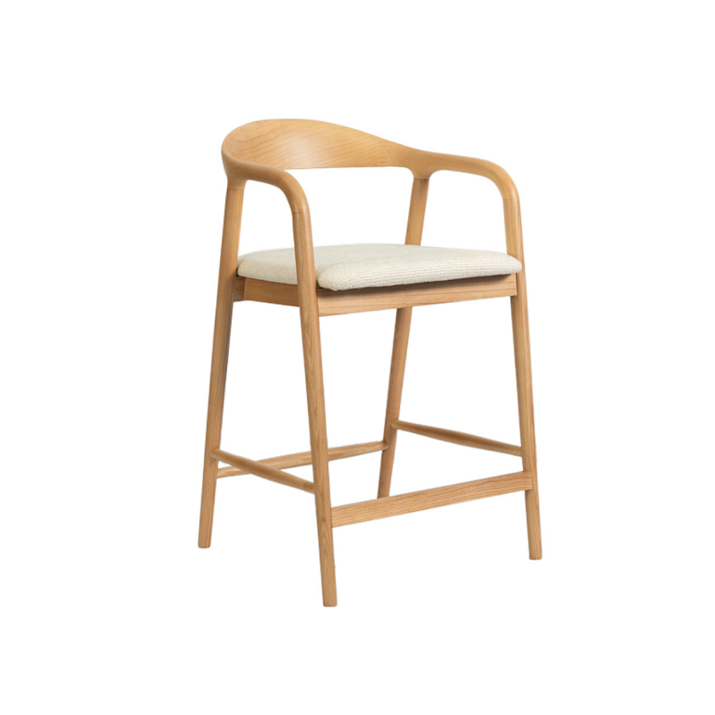 tabouret de bar bois clair scandinave pas cher montbéliard belfort